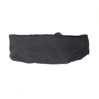Prada Tessuto Black Silver Nylon Belt Bag — view 2