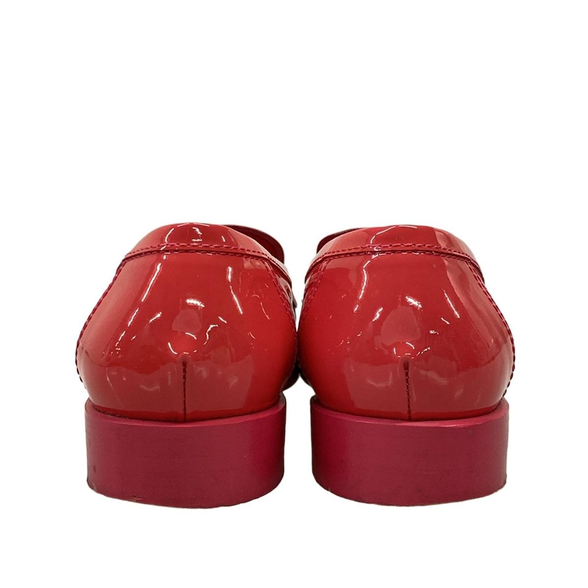 Chanel Loafers Pink CC Logo Leather — view 6