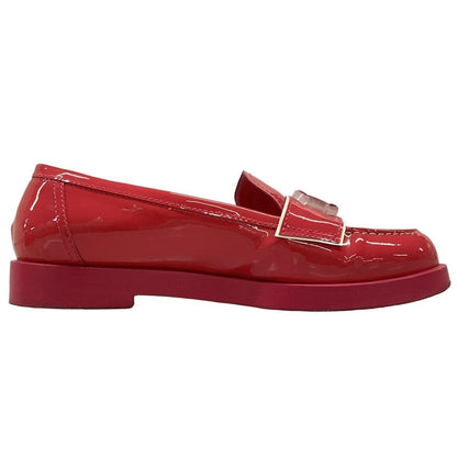 Chanel Loafers Pink CC Logo Leather — view 2