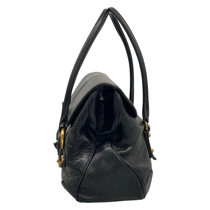 Gucci Handbag Horsebit Black Leather — view 4