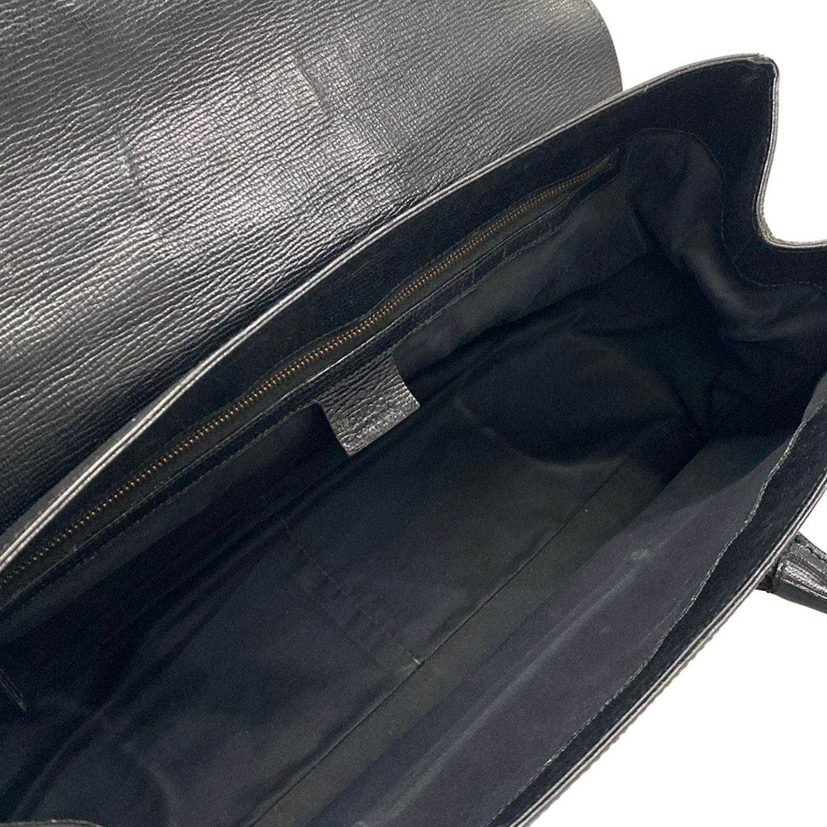 Gucci Handbag Horsebit Black Leather — view 7