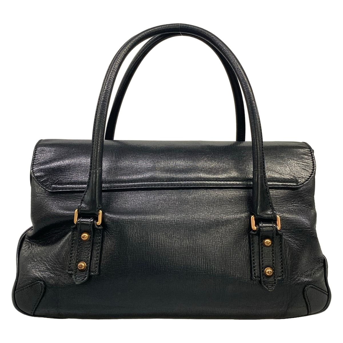Gucci Handbag Horsebit Black Leather — view 3