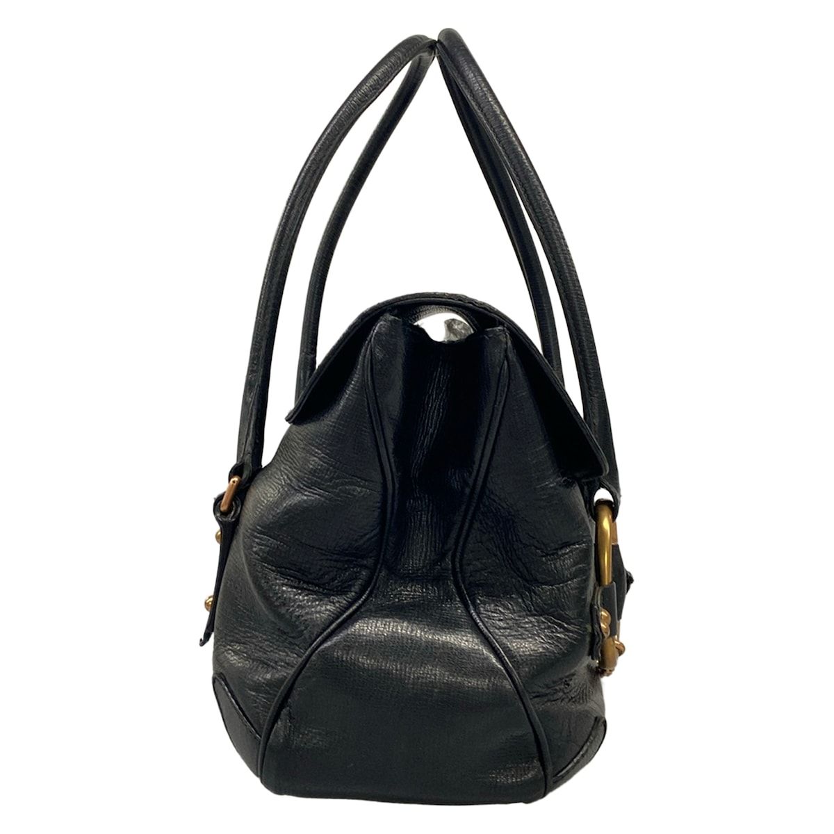Gucci Handbag Horsebit Black Leather — view 2
