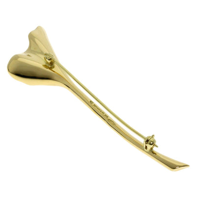 Tiffany & Co Ginkgo Brooch 18k Yellow Gold — view 2