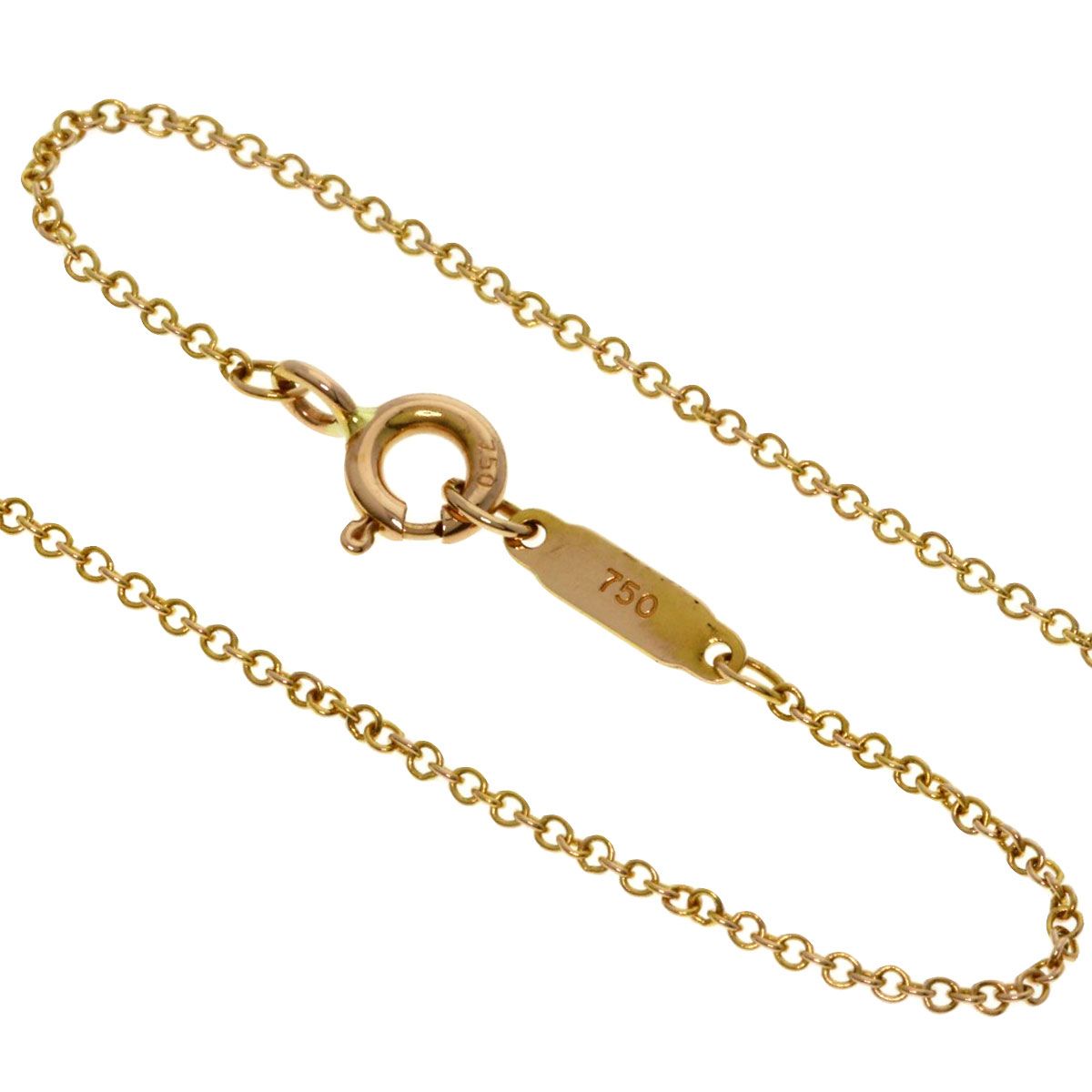 Tiffany & Co Metrocross Diamond Necklace 18k Pink Gold — view 3