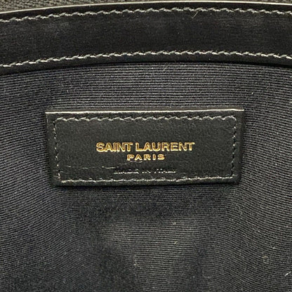 Saint Laurent Paris Tote Bag Manhattan Medium Black Leather — view 8
