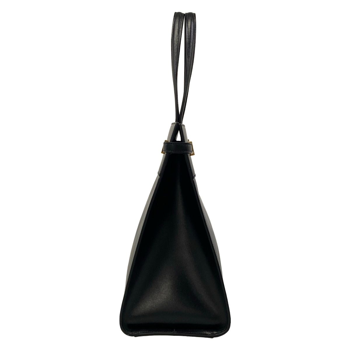 Saint Laurent Paris Tote Bag Manhattan Medium Black Leather — view 2