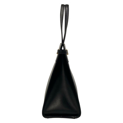 Saint Laurent Paris Tote Bag Manhattan Medium Black Leather — view 2