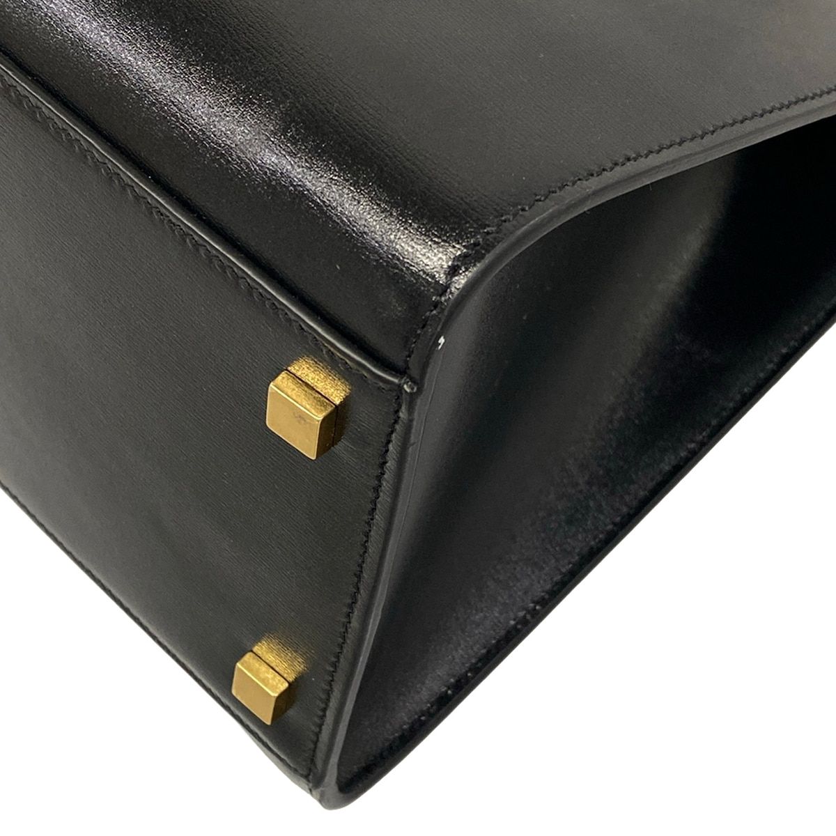 Saint Laurent Paris Tote Bag Manhattan Medium Black Leather — view 6