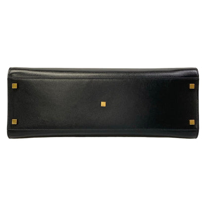 Saint Laurent Paris Tote Bag Manhattan Medium Black Leather — view 5