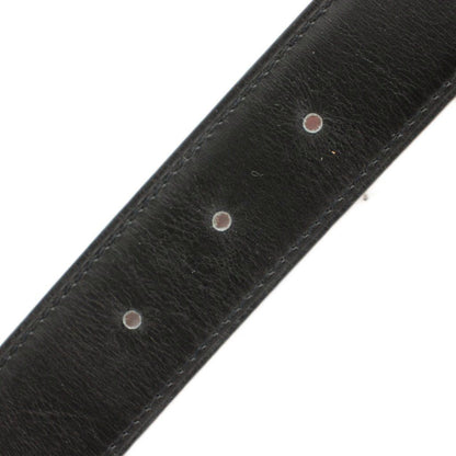 Hermes Constance Belt Reversible Leather 80 Black Orange — view 5