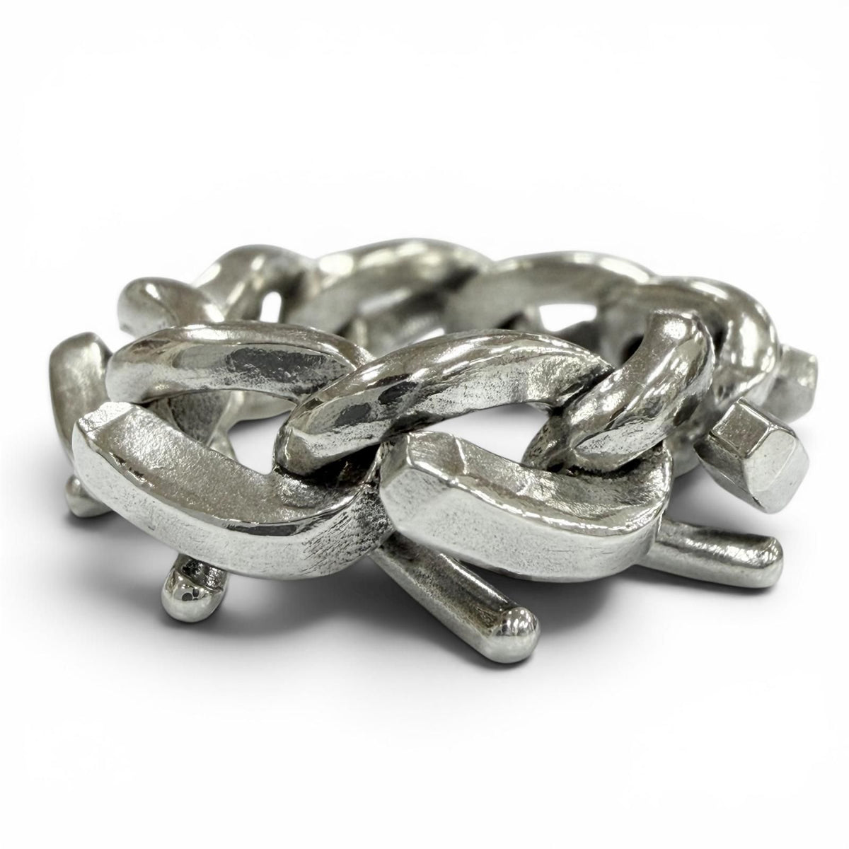 Tiffany & Co Forge Ring 925 High Polish Silver — view 3