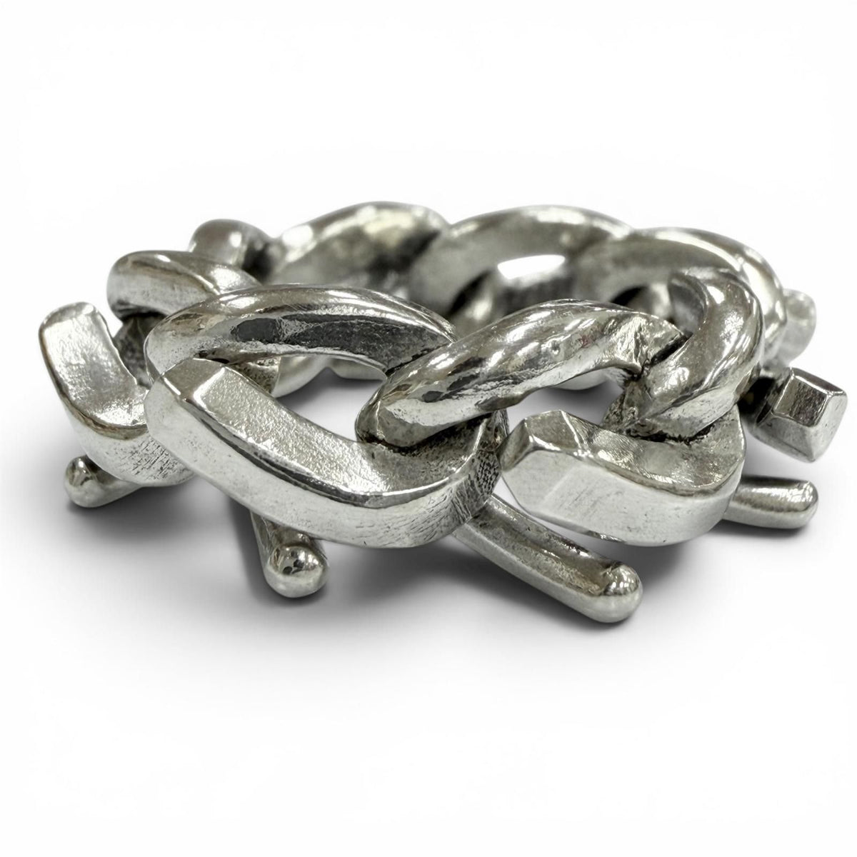 Tiffany & Co Forge Ring 925 High Polish Silver — view 2