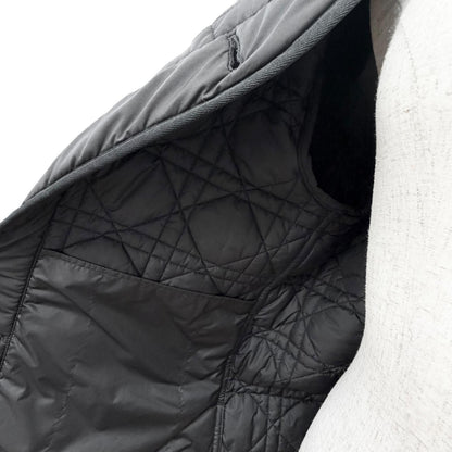 Dior Macro Cannage Collarless Quilted Jacket Black 38 — view 5