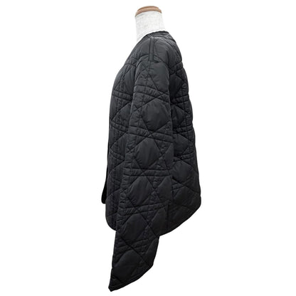 Dior Macro Cannage Collarless Quilted Jacket Black 38 — view 3