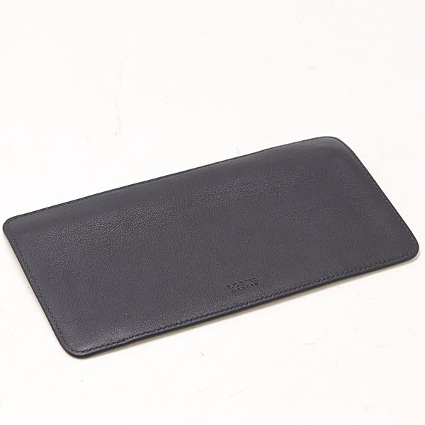 Loewe Suede Flat Pouch Lime Color Mtm — view 3