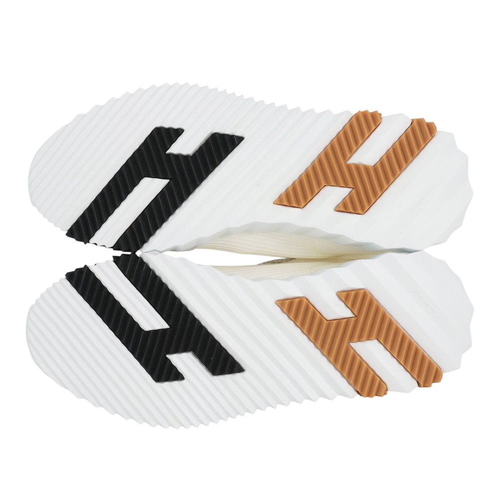 Hermes Sneakers Bounding Mesh Velour Shoes White — view 4