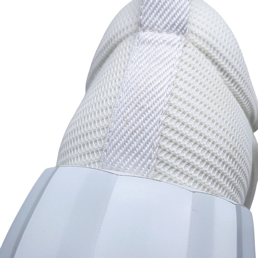 Hermes Sneakers Bounding Mesh Velour Shoes White — view 6
