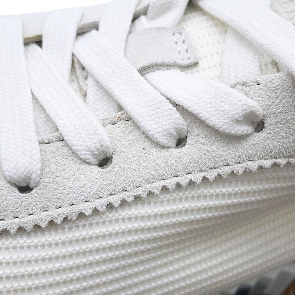 Hermes Sneakers Bounding Mesh Velour Shoes White — view 7