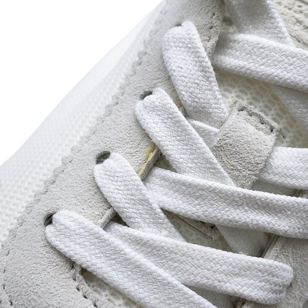 Hermes Sneakers Bounding Mesh Velour Shoes White — view 8