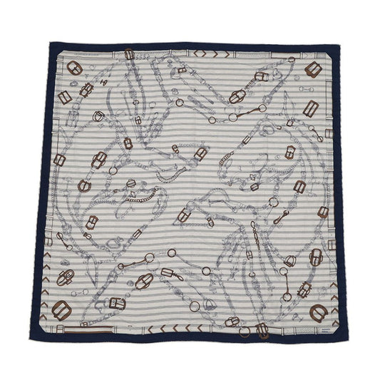Hermes Shawl Carre 140 Geant les Chevaux Dechaines Transat Cashmere Silk Scarf