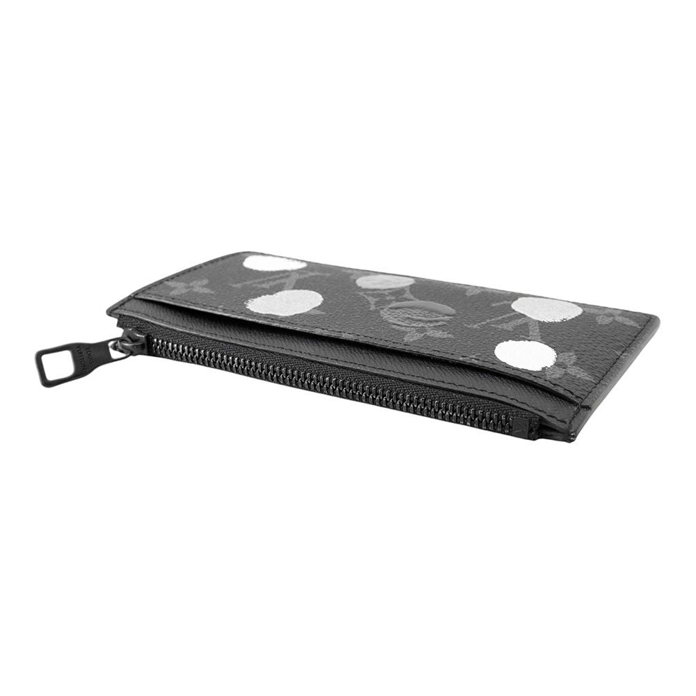 Louis Vuitton Card Case Monogram Eclipse LV YK Coin Holder Yayoi Kusama Black — view 2