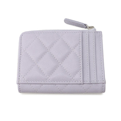 Chanel Coin Purse Quilted CC Logo Soft Caviar Leather — view 3
