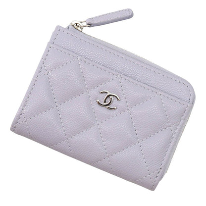 Chanel Coin Purse Quilted CC Logo Soft Caviar Leather