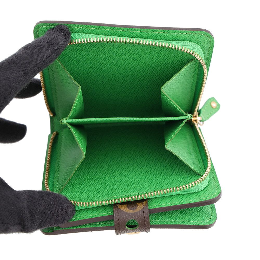 Louis Vuitton Monogram Perfo Compact Zip Wallet — view 6