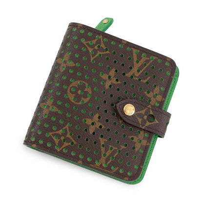 Louis Vuitton Monogram Perfo Compact Zip Wallet