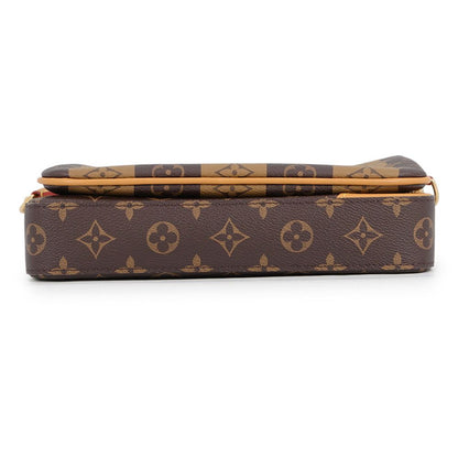Louis Vuitton Shoulder Bag Monogram Striped LV Squared Trio Messenger NIGO — view 3