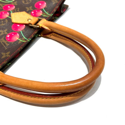 Louis Vuitton Monogram Cherry Sac Plat Tote Bag Canvas — view 7