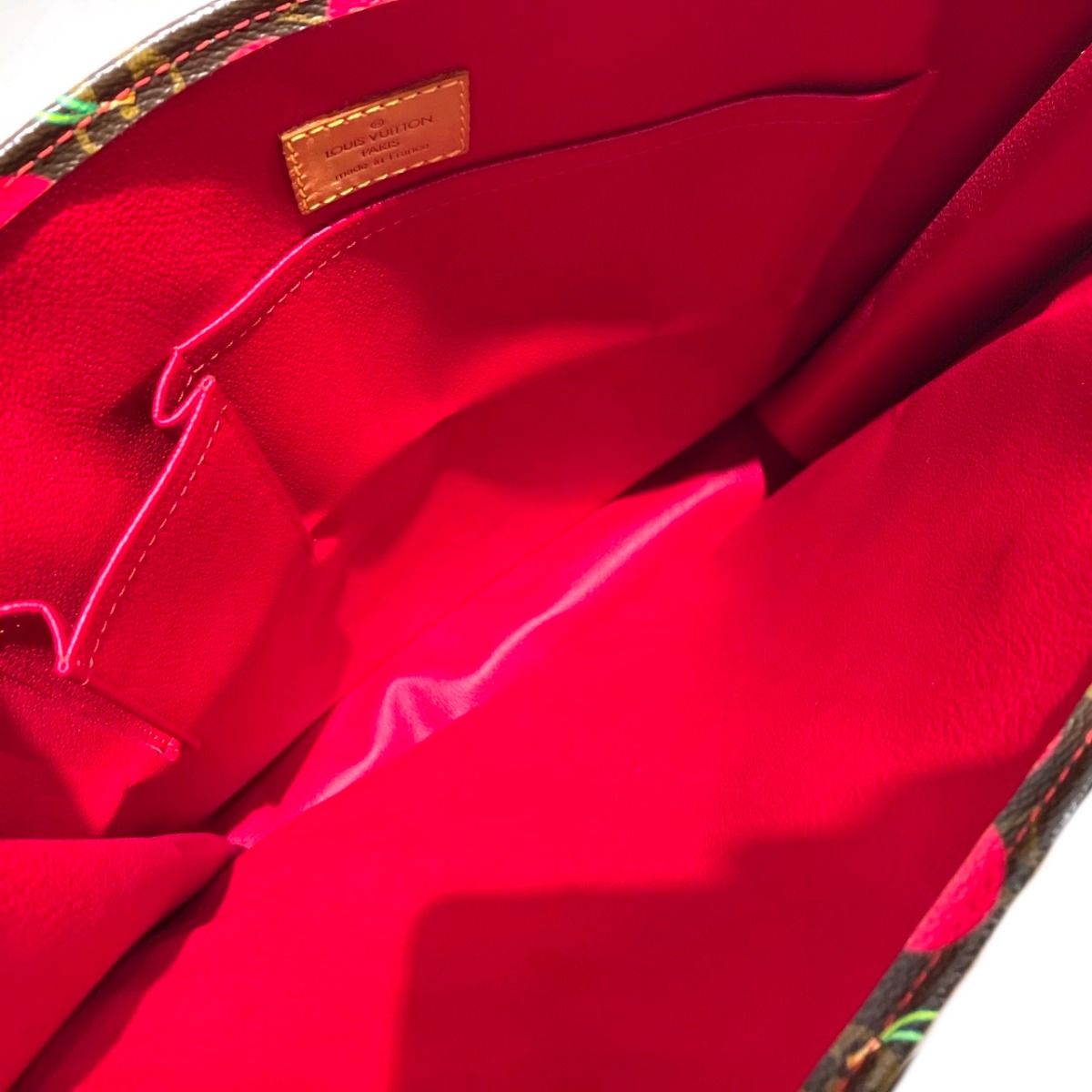 Louis Vuitton Monogram Cherry Sac Plat Tote Bag Canvas — view 6