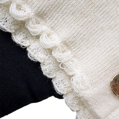 Chanel Cardigan Coco Buttons Ribknit Top — view 4