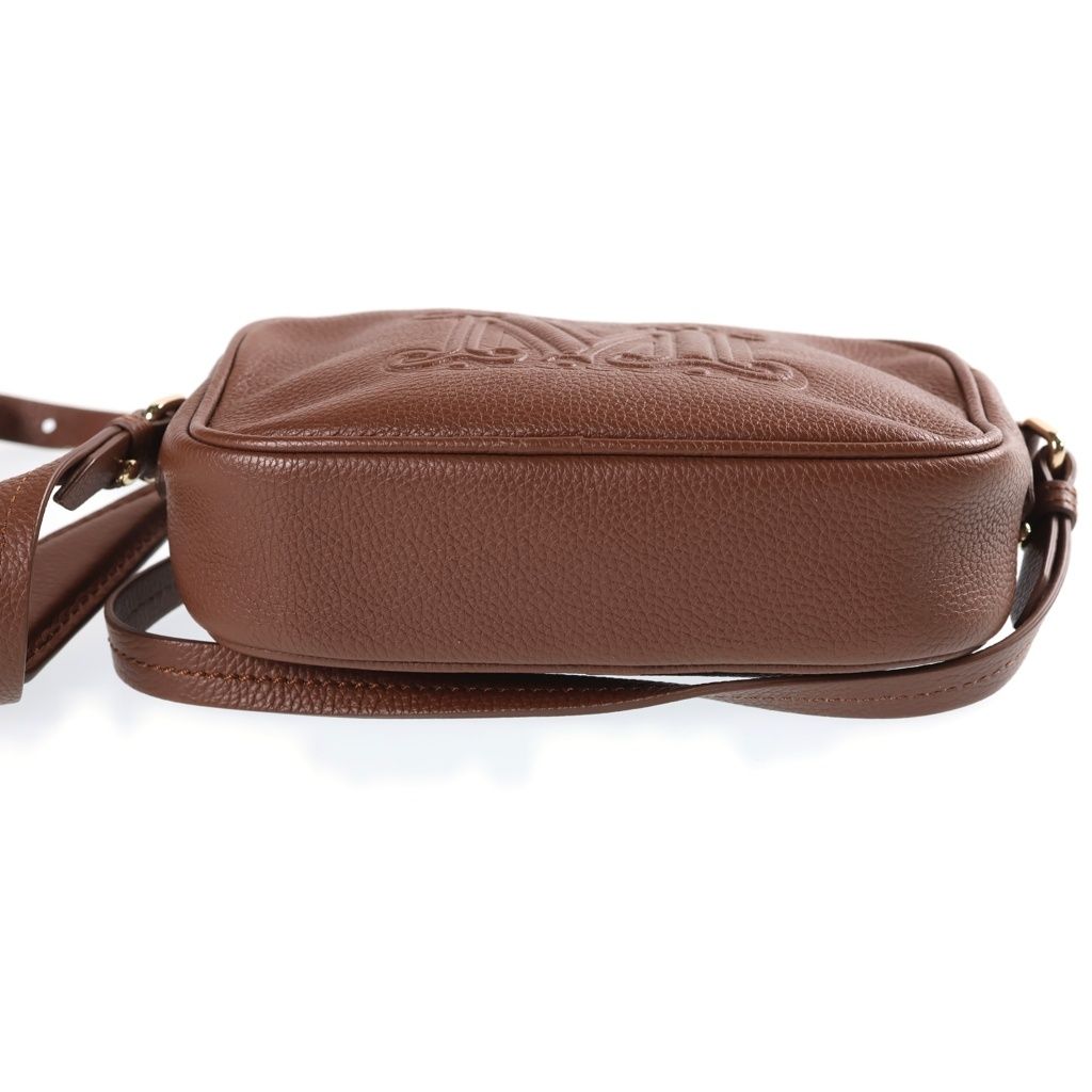Max Mara Elsa Mini Shoulder Bag Brown Leather Gold — view 4