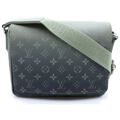 Louis Vuitton Monogram Gradient District PM Shoulder Bag Green Silver