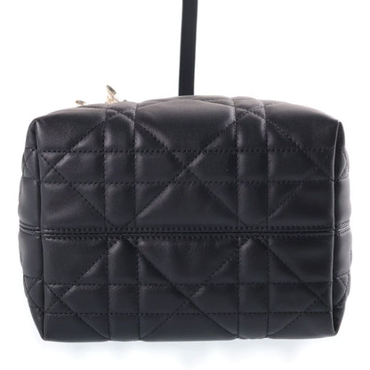 Dior Macro Cannage Toujours Leather 2-Way Handbag Black — view 4