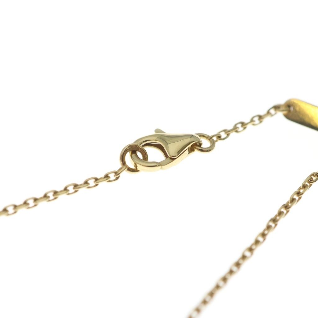 Van Cleef & Arpels Lucky Alhambra Papillon Tiger's Eye Pendant Chain — view 4
