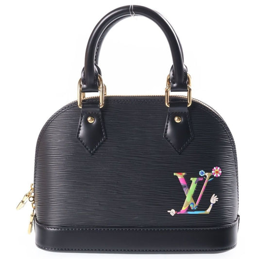 Louis Vuitton LV x Takashi Murakami Epi Alma BB 2-Way Shoulder Bag Black