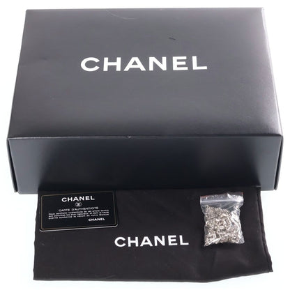 Chanel Quilted 25 Valentine Heart Charm Chain Shoulder Bag Black Lambskin Gold — view 8