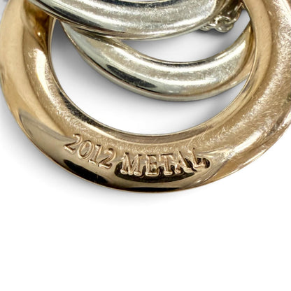 Tiffany & Co 1837 Interlocking Circle Pendant Gold Rubedo — view 8