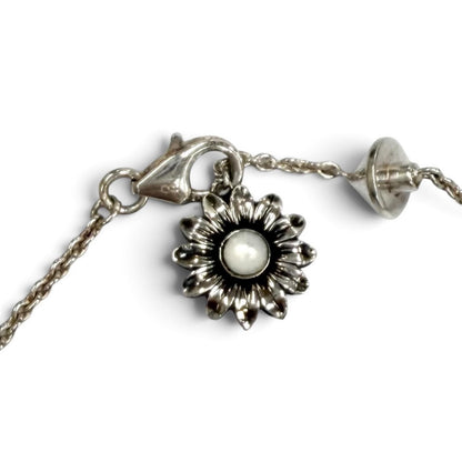 Gucci Double G Mother of Pearl Bracelet 925 Color Stone White Silver — view 7