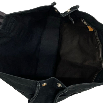 Hermes Tote Bag Fourre Tout MM Black Gray — view 7