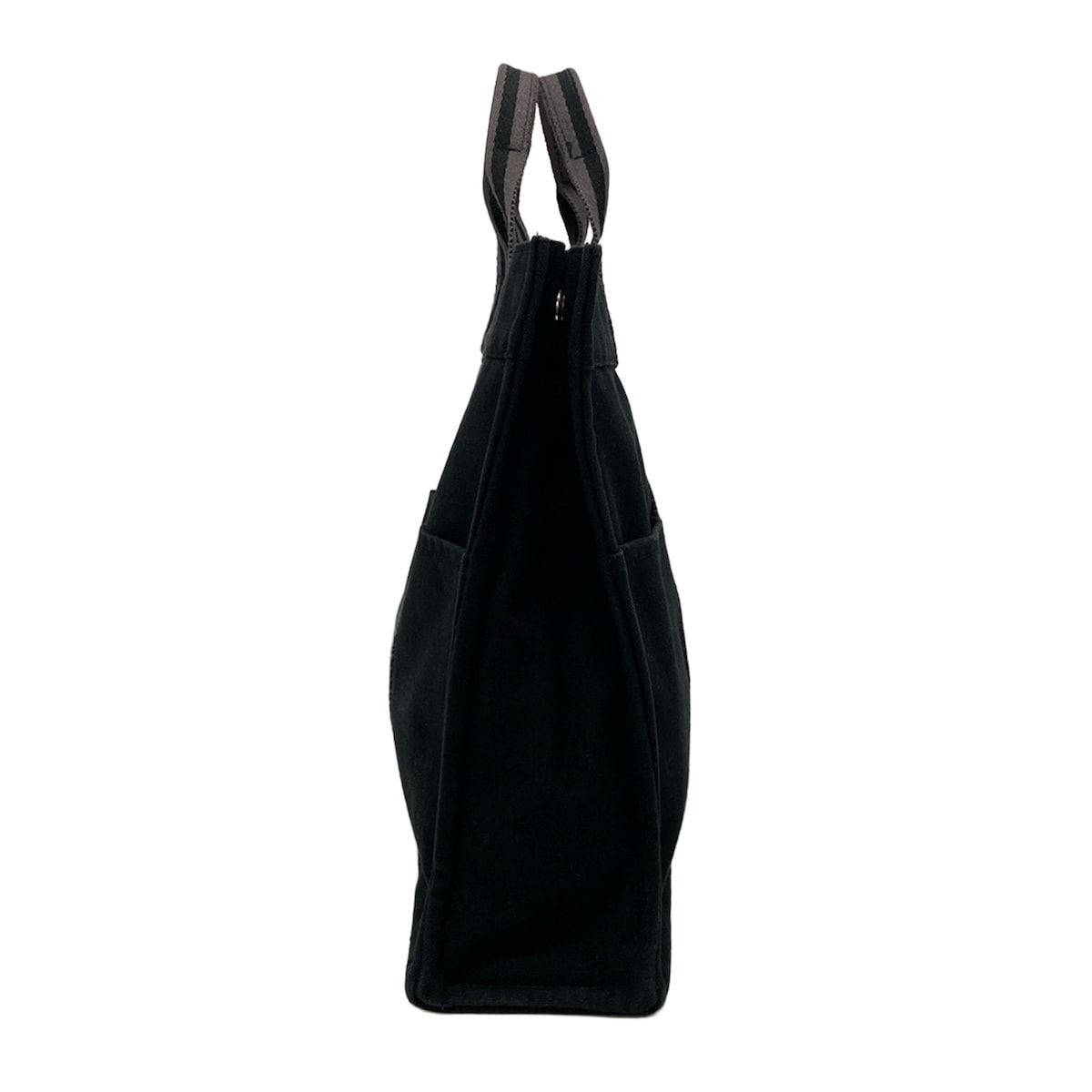 Hermes Tote Bag Fourre Tout MM Black Gray — view 4