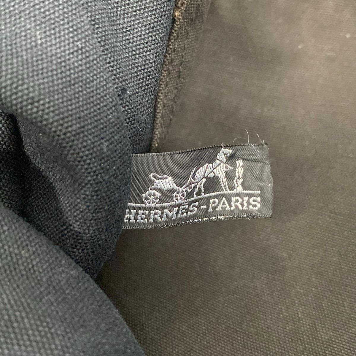 Hermes Tote Bag Fourre Tout MM Black Gray — view 8