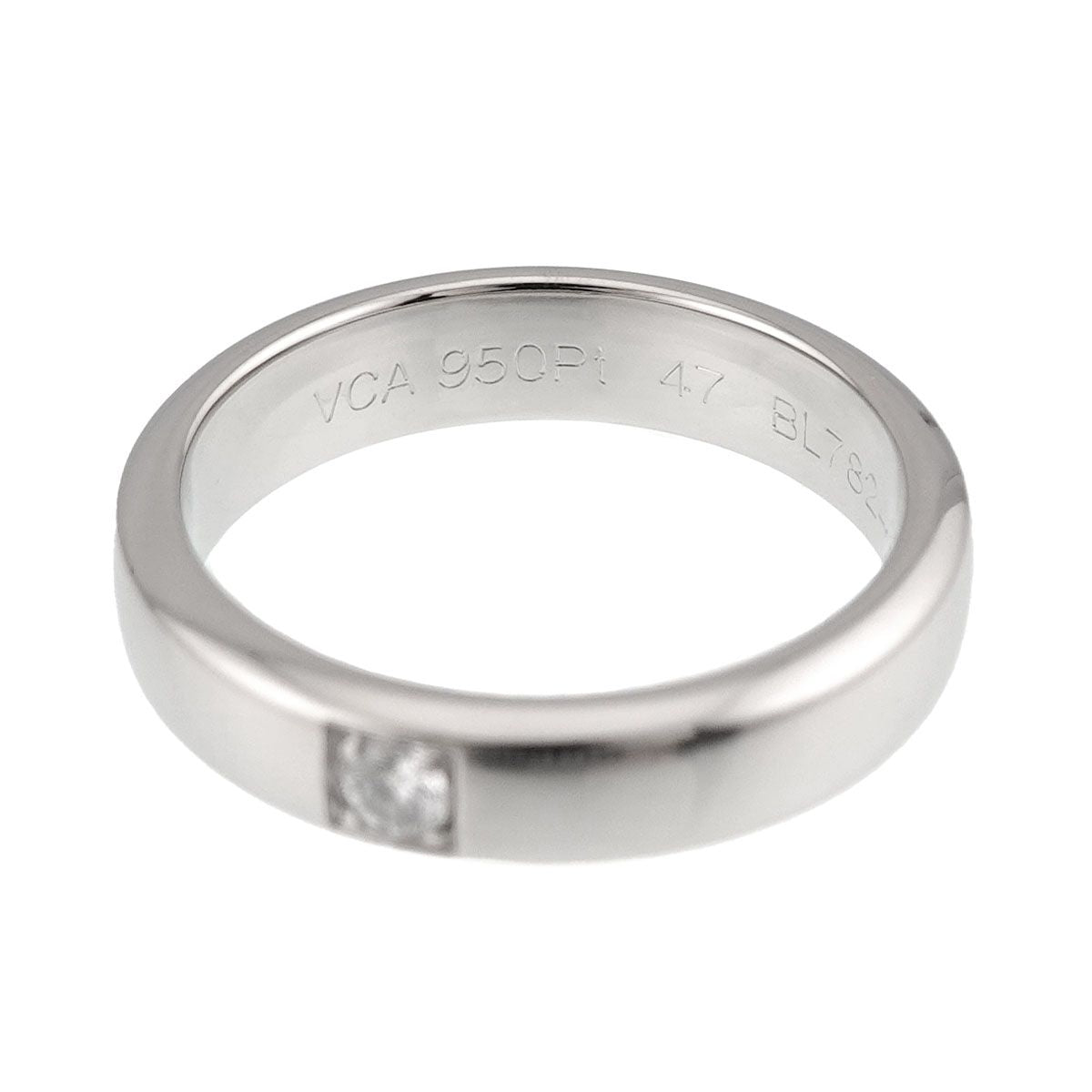 Van Cleef & Arpels Vac Toujours Diamond 47 Ring Platinum — view 3