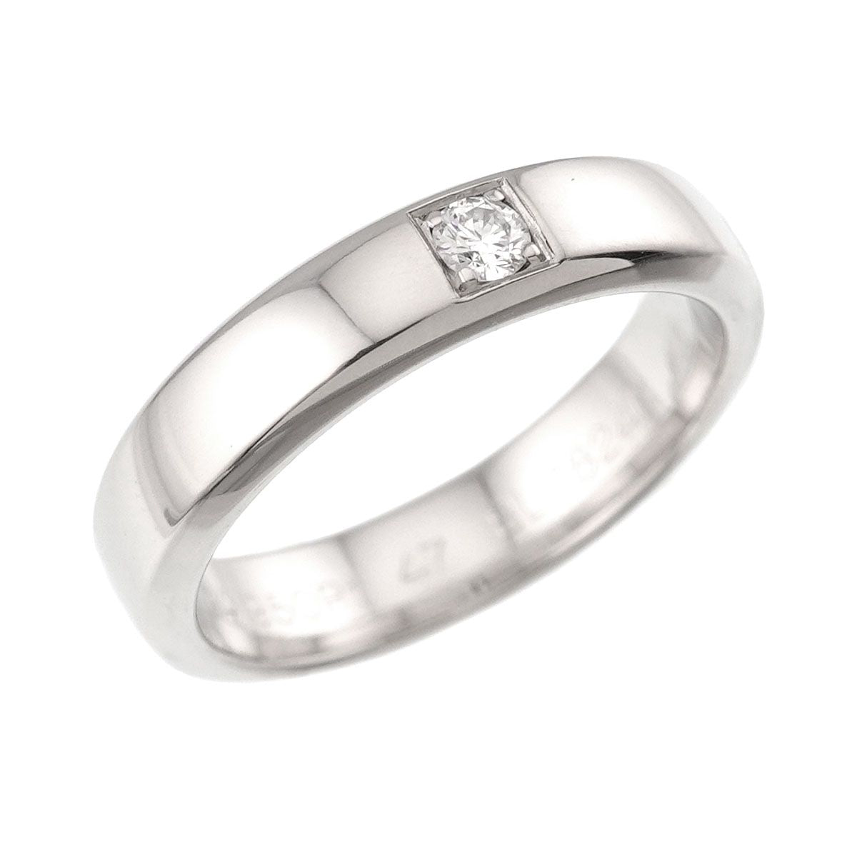 Van Cleef & Arpels Vac Toujours Diamond 47 Ring Platinum — view 6