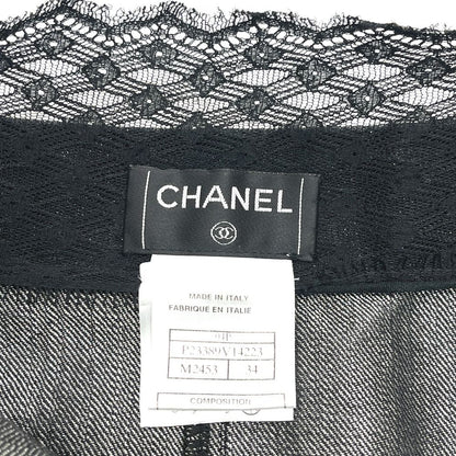 Chanel Skirt Denim Black — view 7