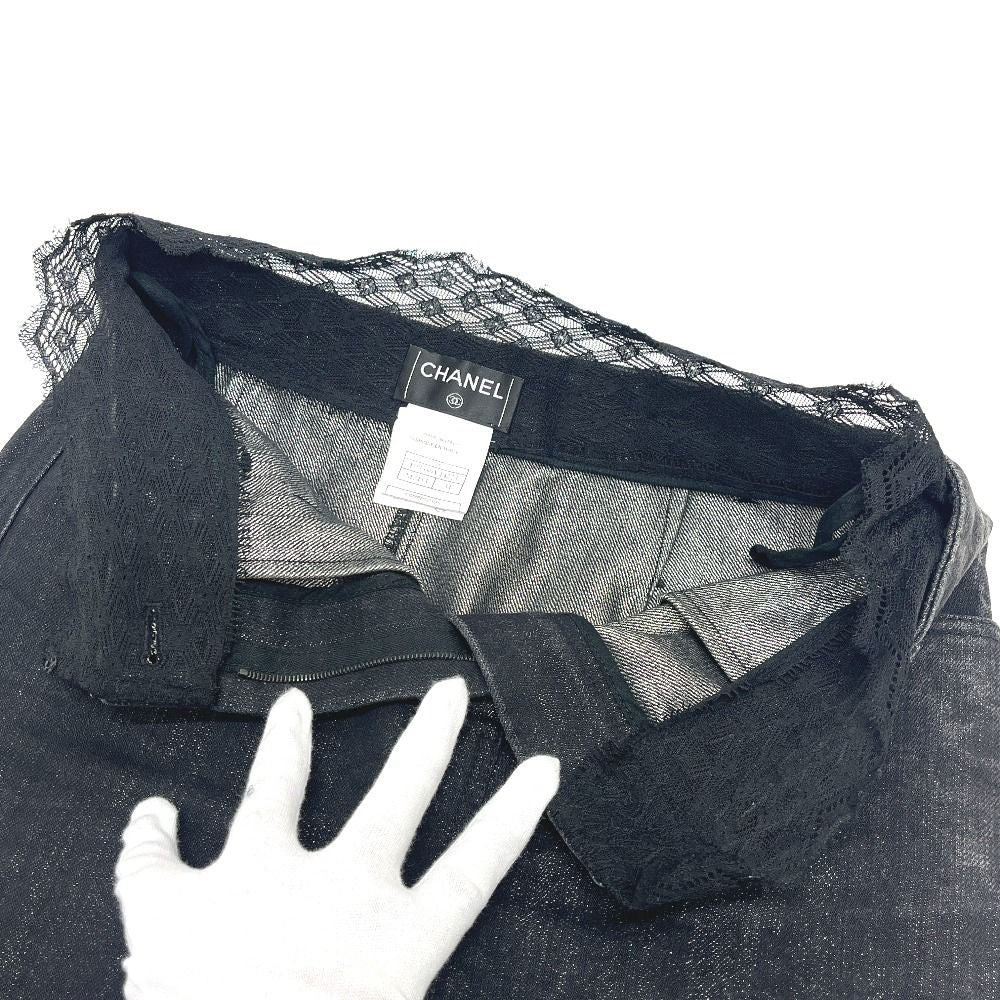 Chanel Skirt Denim Black — view 6