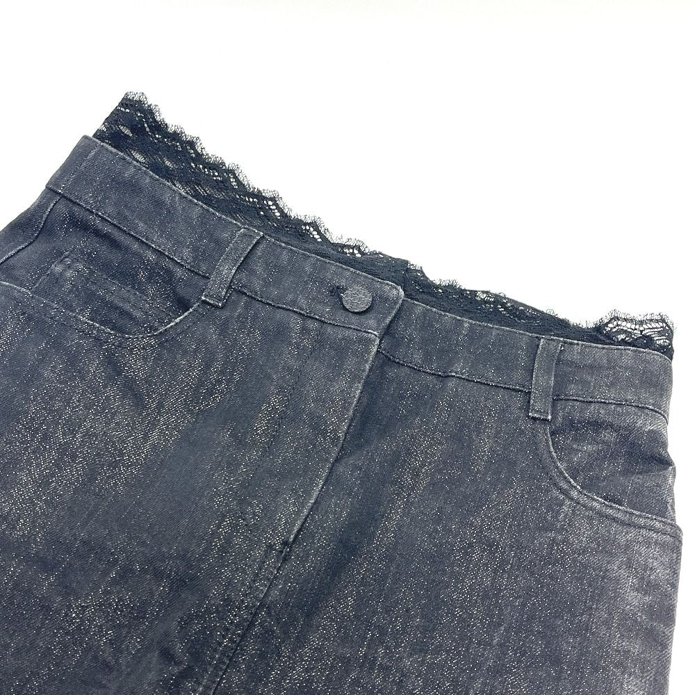 Chanel Skirt Denim Black — view 4